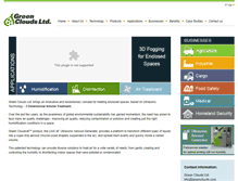 Tablet Screenshot of greenclouds.com